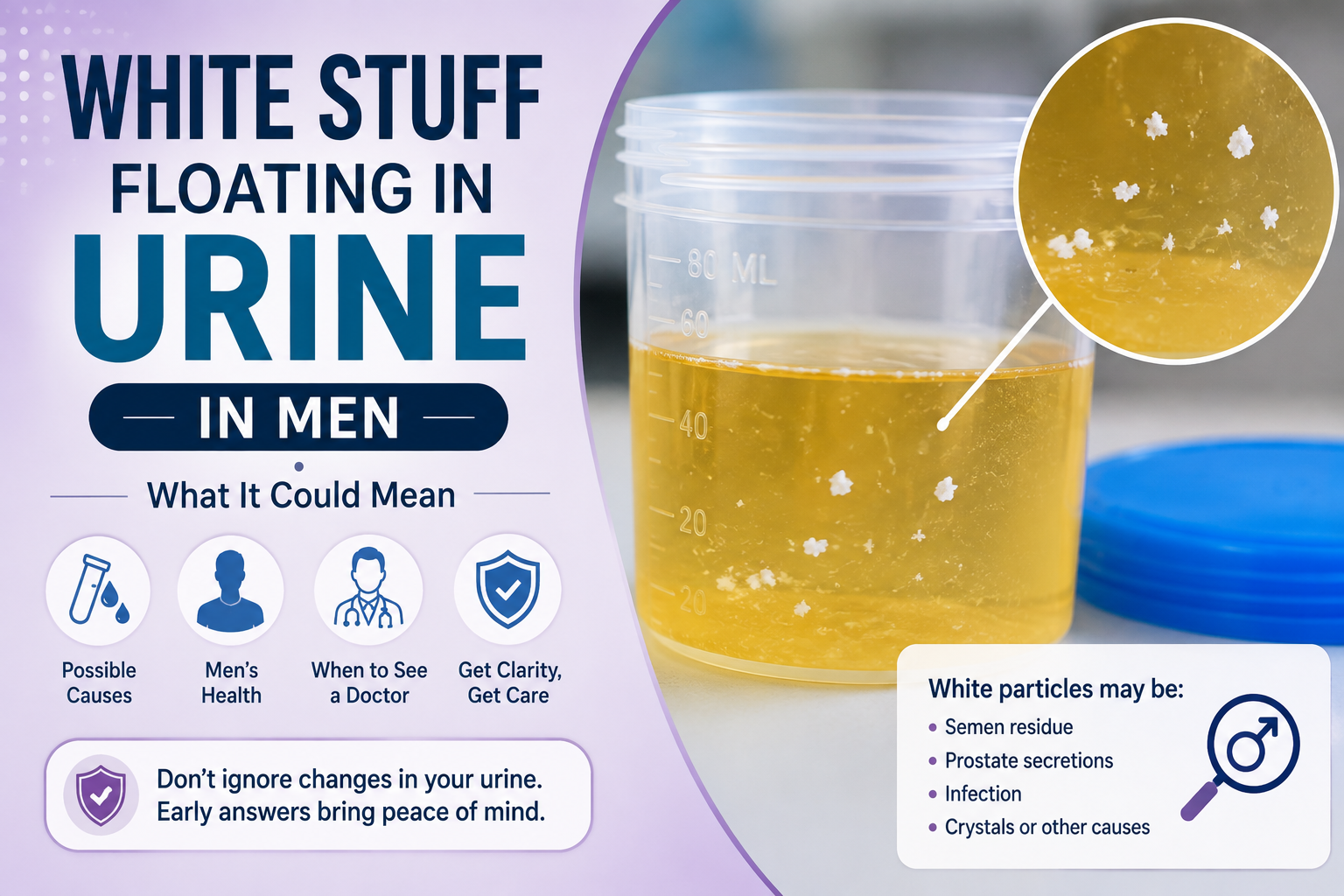 White Stuff Floating in Urine in Men: What It Can Mean