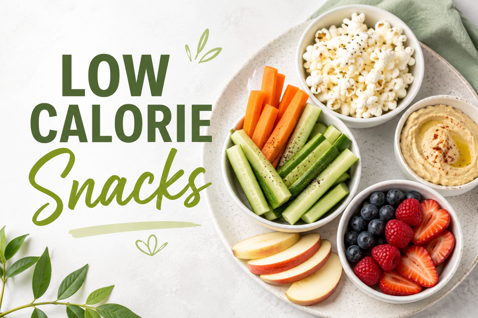 low calorie snacks