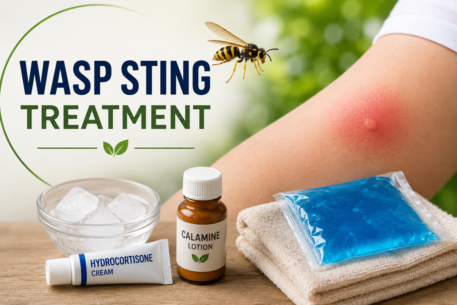 wasp sting treatment